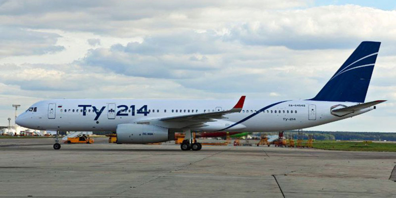 Red Wings ввела в эксплуатацию восстановленный Ту-214